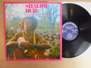 King Tubby And The Aggrovators ‎– Shalom Dub Uk Lp Vinyl -