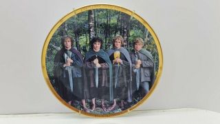 Lord Of The Rings Frodo Sam Merry And Pippin Hobbits Plate Wedgwood Collectable