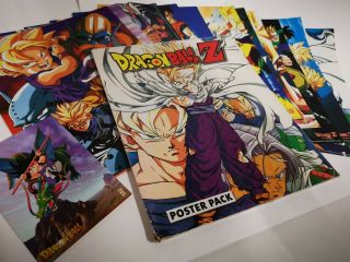 Dragonball Z Gt Poster Pack 1000 Editions - 16 Poster - Sehr Selten - Top
