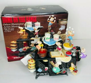 Enesco Small World Of Music Home On The Range Lights Music Action Mice Video