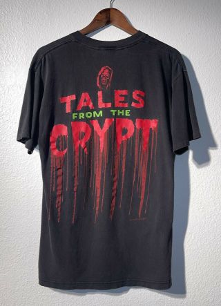 Vintage Tales From The Crypt Shirt Xl Single Stitch Graphic Tee Horror 1990s