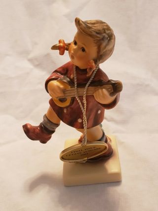 Goebel Hummel Happiness Girl With Mandolin Figurine Germany Final Issue
