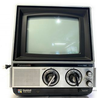 VTG Panasonic Quintrix II Solid State Color TV Model CT - 778 2