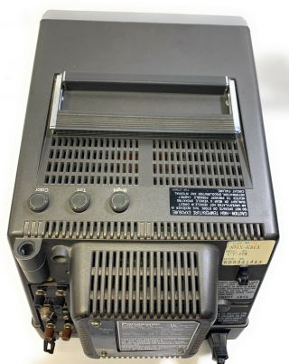 VTG Panasonic Quintrix II Solid State Color TV Model CT - 778 6