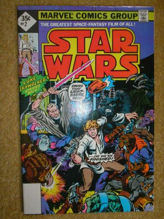 Star Wars 2 Chaykin 35c 1977 Whitman Variant Bronze Age Marvel Comic Book