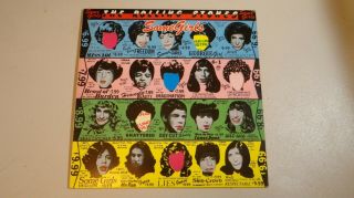 Rolling Stones - Some Girls 1978 W/ 2nd Version Of Pic Sleeve Lp Vg
