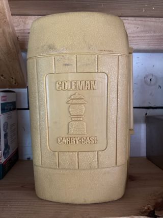 Vintage Coleman Lantern 200a Red With Clamshell Case