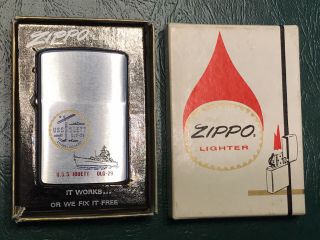 Vintage 1971 Zippo Vietnam War Era Uss Jouett Dlg - 29 Lighter