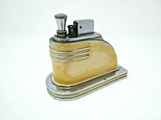 Vintage Rare Ronson Touch Tip Art Deco Table Lighter.