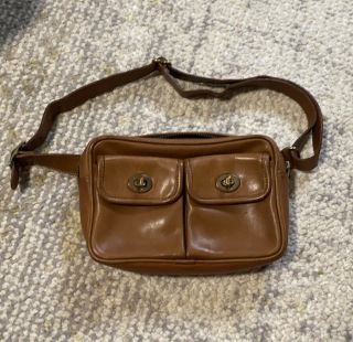 Vintage Coach Leather Fanny/waist Pack