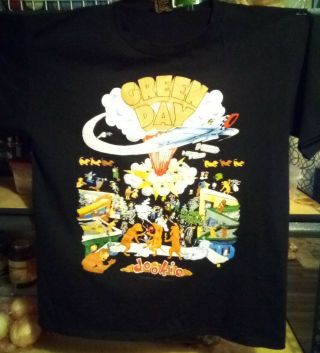 Green Day Rare Dookie Album Cover T - Shirt Vintage 1994 Xl Tee Shirt