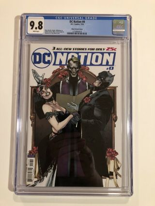 Dc Nation 0 Cgc 9.  8 (7/18) 1st App Of Miss Robinson Goode (red Cloud)