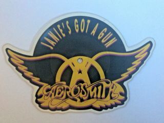 Aerosmith - Janie’s Got A Gun - Shaped 7” Picture Disc - 1989 Geffen -