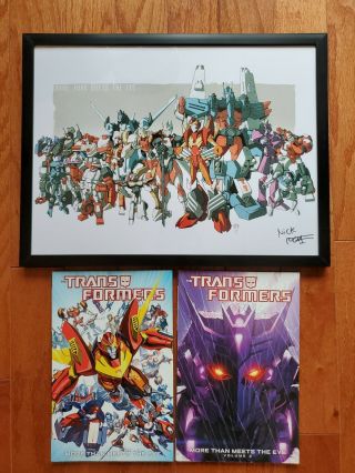 Transformers More Than Meets The Eye Mtmte Tpb Vol 1 & 2,  Nick Roche Poster