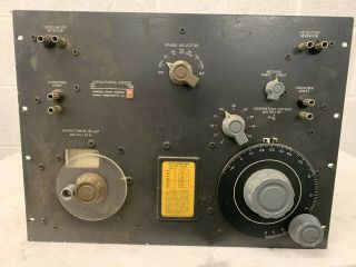 Vintage Rare General Radio Gr 716 - C Capacitance Bridge