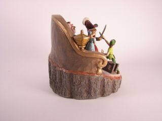 Jim Shore Disney Traditions Pan & Hook Daring Duel Carved by Heart RARE 6