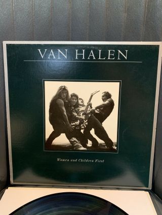 Van Halen - Women And Children First 1980[ Lp] Warner Hs 3415 With Poster