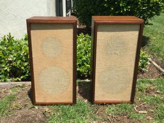 Vintage Klh Model Twenty 20 Speakers,  Rebuilt/refurbished,  Ready To Listen 1968