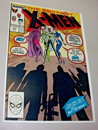 Uncanny X - Men 244 Near 1st Appearance Of Jubilee 1989 Marvel Comics