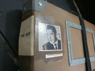 Vintage 1959 Crane Wilburs THE BAT Movie FILM 16mm 3 REEL Set carrying case RARE 3