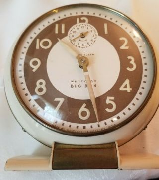 Vintage 1945 Westclock Big Ben Alarm Clock