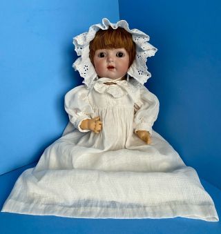 13 " Antique Bisque Baby Doll: Kammer & Reinhardt / Simon & Halbig 121