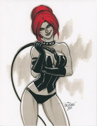 Sexy Black Queen X - Men Jean Grey Phoenix Art