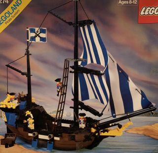 Vintage Lego Pirates Caribbean Clipper (6274) 100 Complete (no Box/instruction)