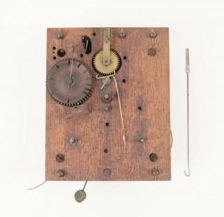 Seth Thomas Pillar & Scroll Woodworks Shelf Clock Movement @ 1820s Good