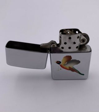 1947 - 1952 TOWN & COUNTRY ZIPPO LIGHTER Pat.  2032695 RING NECK PHEASANT RARE 5