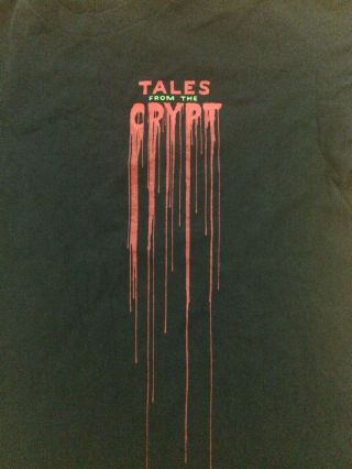 Vintage Tales From The Crypt Shirt 1995 Cryptkeeper TV Horror EC Comics Movie 3