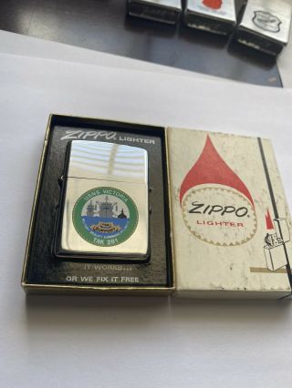 1976 TOWN AND COUNTRY ZIPPO LIGHTER USNS VICTORIA TAK 281 2