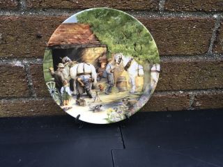 Old Country Crafts Royal Doulton Bone China Collector’s Plate The Blacksmith