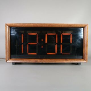 As - Is Rare Heathkit Clock Gc - 1195 Gc - 1197 Digital Parts/repair Built