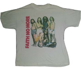Faith No More Vintage Tour Tshirt " You Fat Bastards " Xl