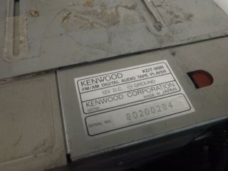 Kenwood KDT - 99R Dat Tape Player Car stereo rare vintage digital audio 4