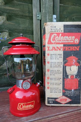 Old Vintage Coleman 200a Camping Lantern Fishing Lamp.  Primus Hasag Radius.