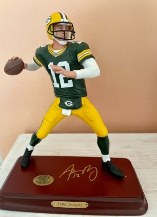 Aaron Rodgers Danbury Figurine - Green Bay Packers - And Box