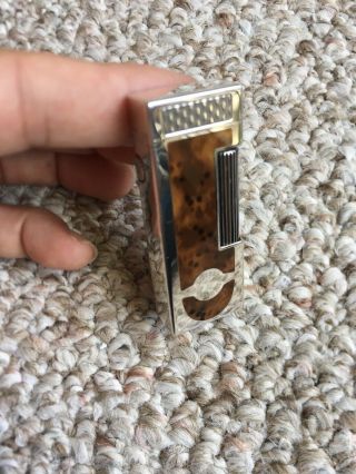 Dunhill Rollagas Briar Wood Flame Cigar Cigarette Tobacco Lighter