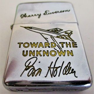 Zippo Movie Swag Toward The Unknown X2 Etched Signature Bill (william) Holden