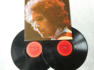 Bob Dylan " Live At Budokan " 2 Lp Set With Large Poster 1978 -