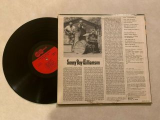 Sonny Boy Williamson King Biscuit Time 1970 Arhoolie Vinyl Record Blues Vinyl lp 2