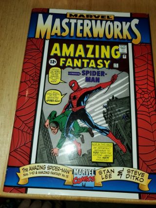 Marvel Masterworks The Spiderman Volume 1 Hardback Vf Comiccraft Cover