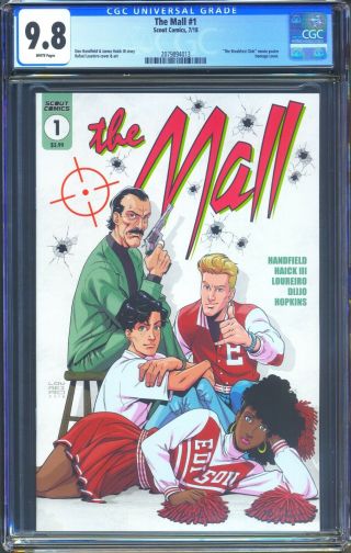 The Mall 1 (scout) Cgc 9.  8 White Pages The Breakfast Club Movie Poster Homage