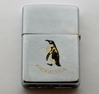 Operation Deep Freeze Zippo Lighter Antarctica Penguin 1950 