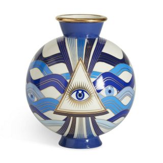 $300 Jonathan Adler Druggist 3rd Eye Vase Lucite Dream Catchers