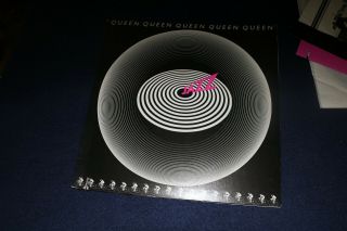 Queen: " Jazz " Lp With Poster Vg,