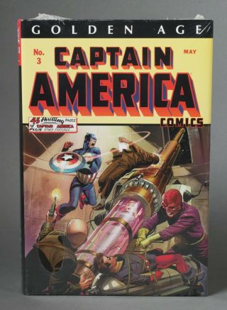 Golden Age Captain America Marvel Omnibus Volume Vol.  1 Lee Kirby Simon Avison