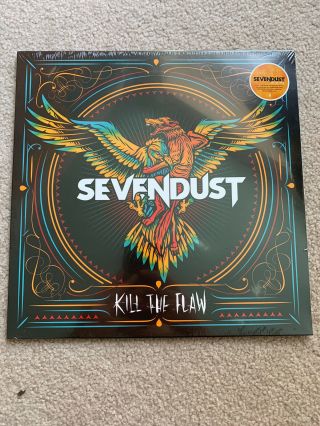 Sevendust Kill The Flaw Colored Vinyl Lp 2015 Album Metal Cyan