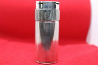 S.  T.  Dupont Cylinder Table Lighter Silverm and Papers 4